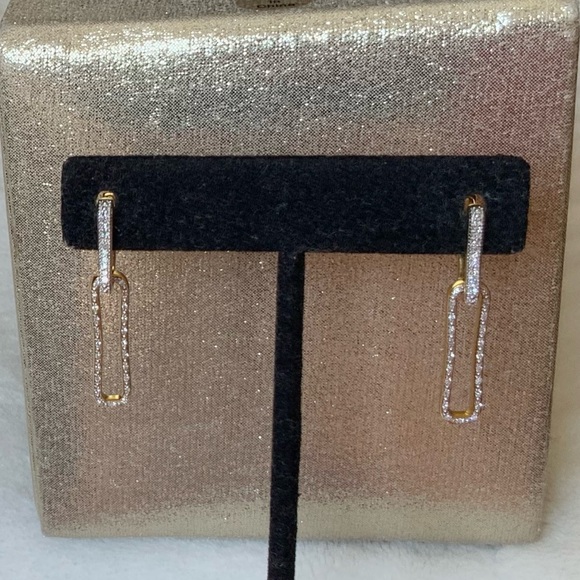 Monica Vinader Alta Capture Diamond Earrings - Picture 6 of 13